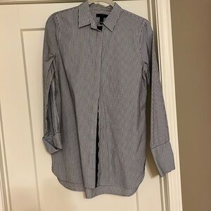 J Crew oversized striped shirt size 6